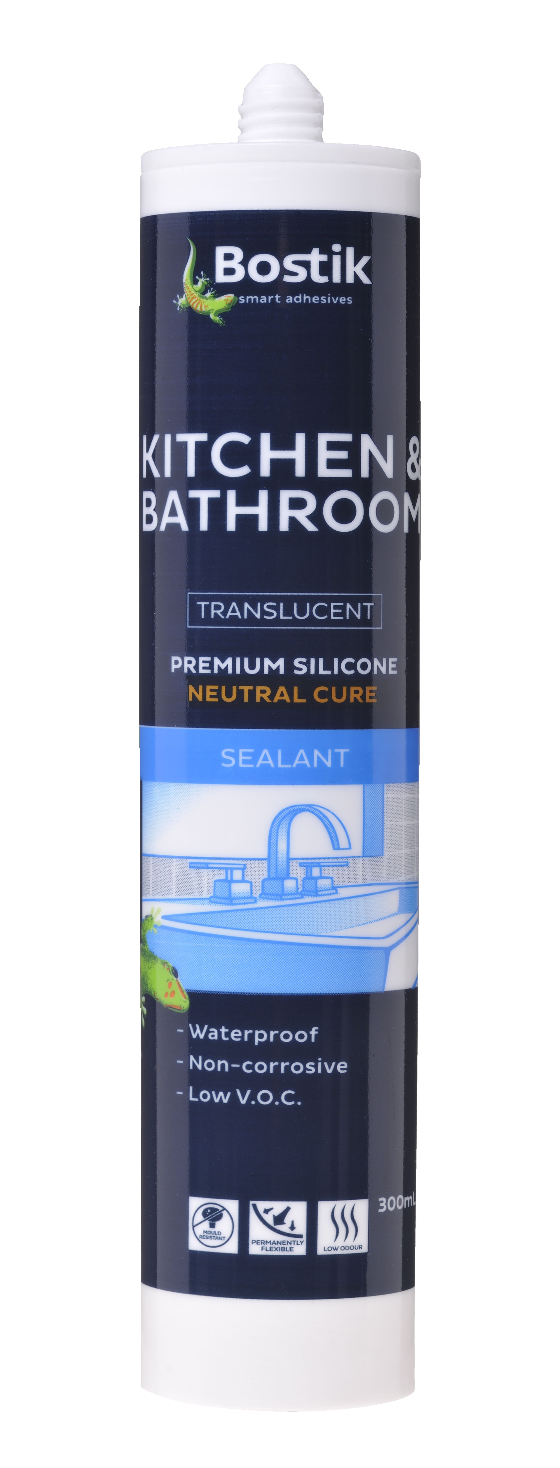 SILICONE BATH + TILE NEUTRAL CURE - TRANS - STD CARTRIDGE